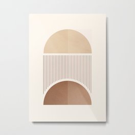 Minimal Geometric Shapes 94 Metal Print | Digital, Geometric Art, Minimal, Geometric, Shapes, Graphicdesign, Abstraction 