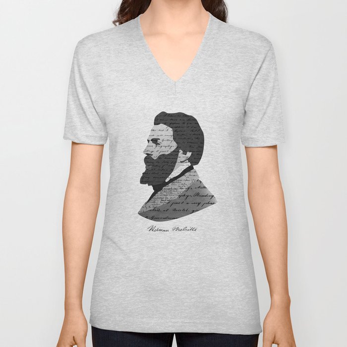 Herman Melville V Neck T Shirt
