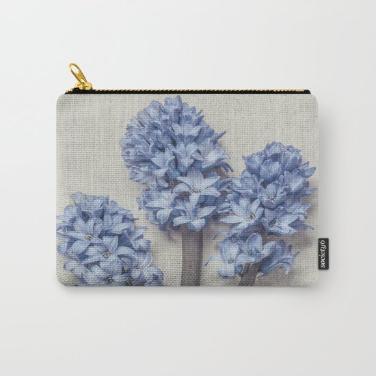 Light Blue Hyacinths Carry-All Pouch
