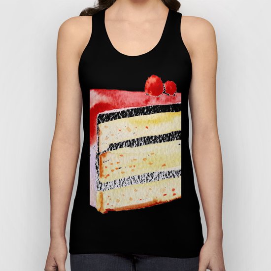 Cherry Cake Unisex Tank Top