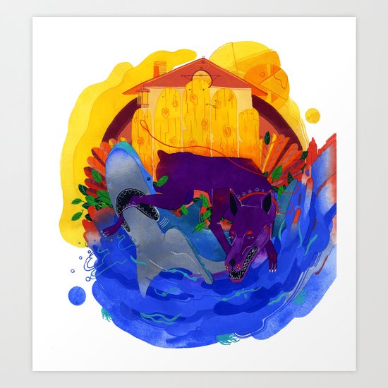 Friend & Foe Art Print