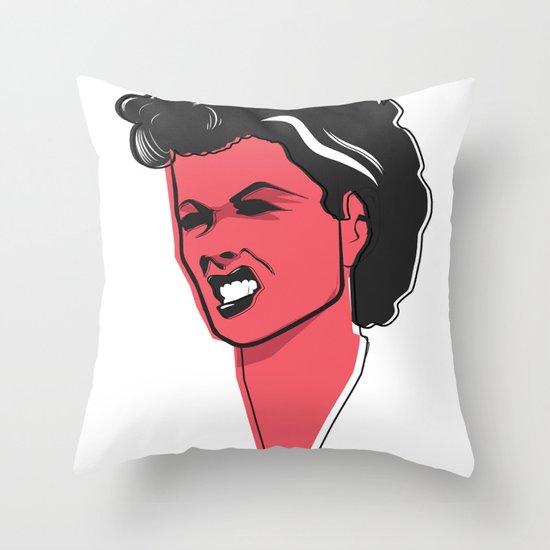 I Loathe Luci Throw Pillow