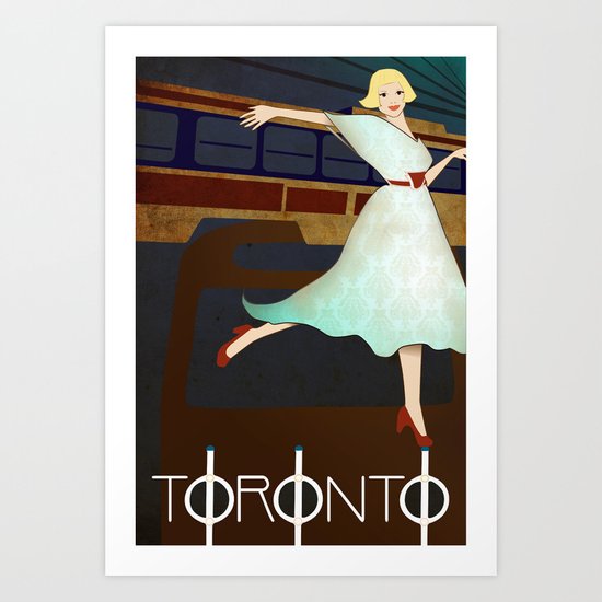 Toronto Transit Art Print