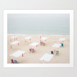 Beach photography - Aerial Ocean - Sea Travel wall art Art Print