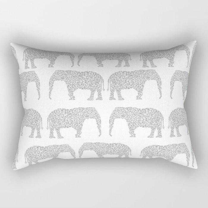 Alabama bama crimson tide elephant state college university pattern footabll Rectangular Pillow