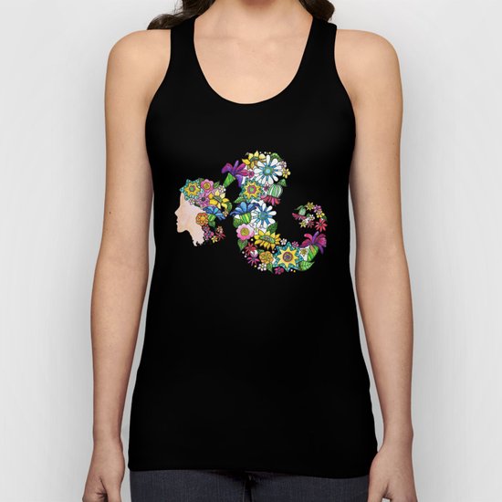 Blooming Unisex Tank Top