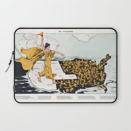 The Awakening By Hy Mayer 1915 Women's Suffrage Laptop Sleeve