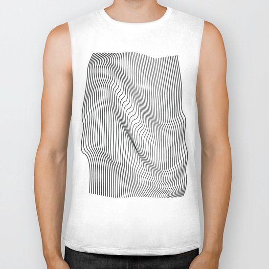 Minimal Curves Biker Tank