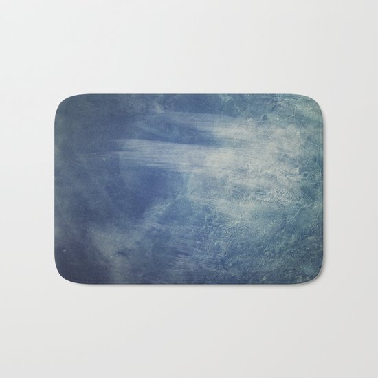 texture bleue Bath Mat