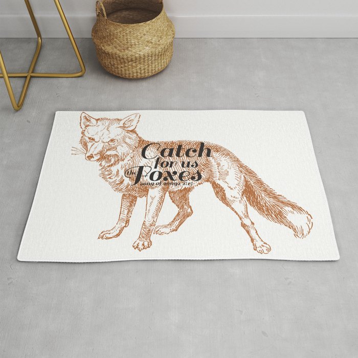 Catch for us the Foxes Rug