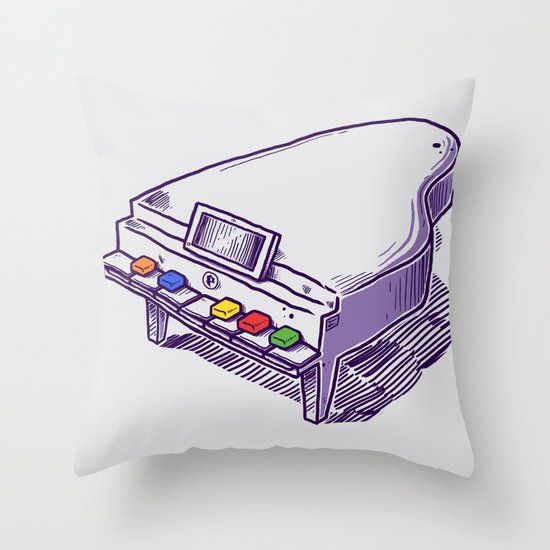 Classical Hero Throw Pillow