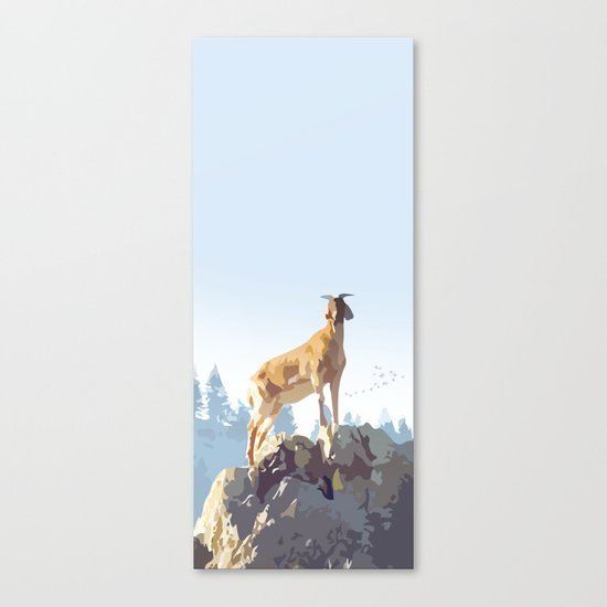 Mountain Goat Canvas Print