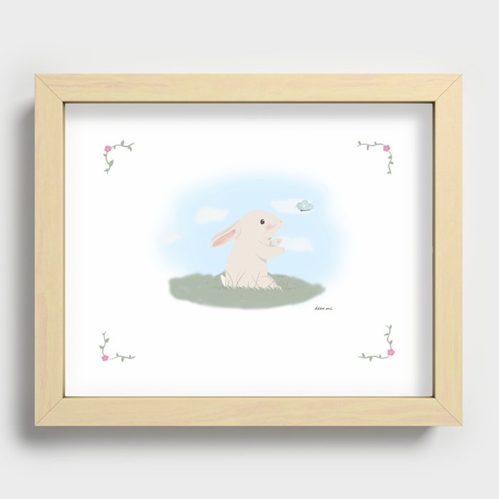 Forest Friends Recessed Framed Print