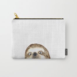 Sloth peeking Painting Wall Poster Watercolor Carry-All Pouch