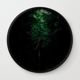 Dark forest Wall Clock