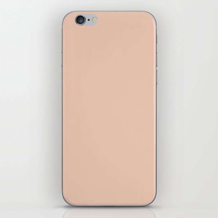 Pale Pastel Pink Solid Color Hue Shade 3 - Patternless iPhone Skin