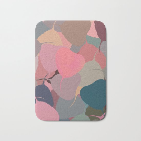 Bodhitree Leave Patten (Autum) Bath Mat