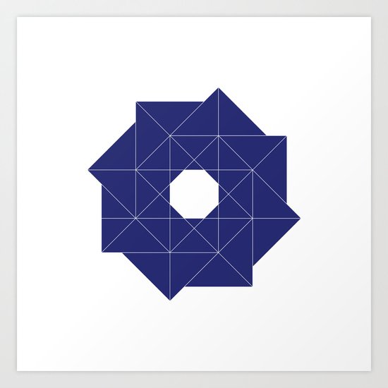 #387 Cyclone – Geometry Daily Art Print