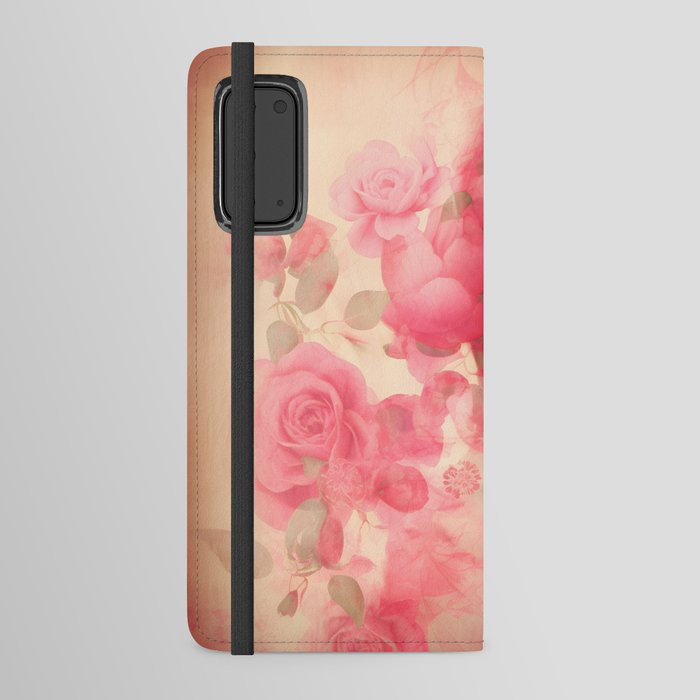 Dreamy Flower Girl Android Wallet Case