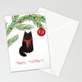 Christmas Cat Stationery Cards