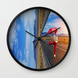 The theater of life Wall Clock