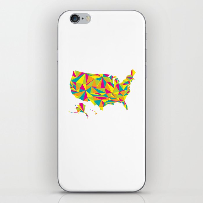 Abstract America Bright Earth iPhone Skin