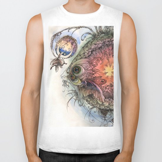Fish Biker Tank