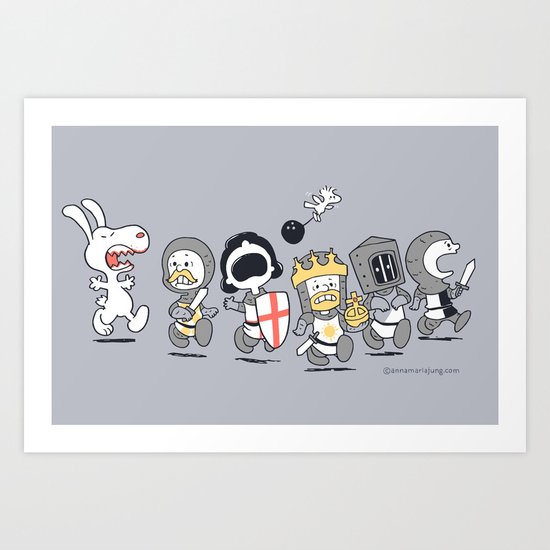 Run away! Run away! Art Print