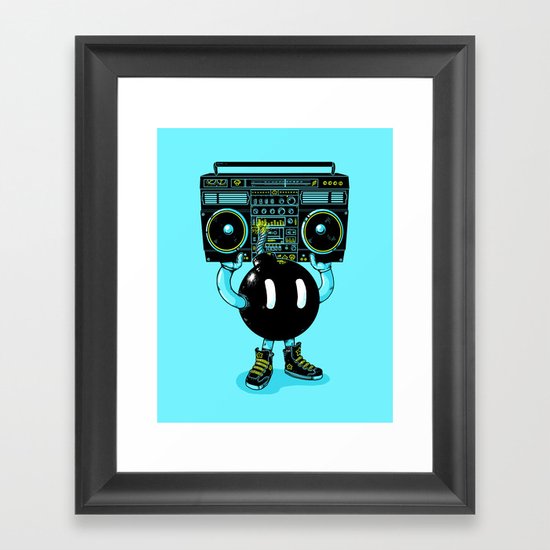 BOOMBOX Framed Art Print