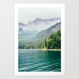 Mountain Lake - Germany Alps - Summer Mountains Art Print