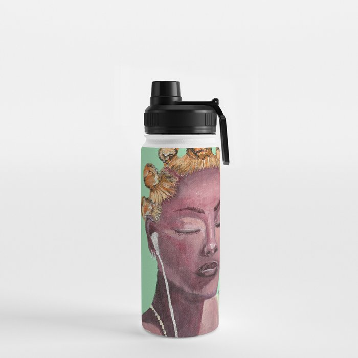 Headphones girl- Original  Water Bottle