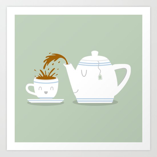 Tea Time! Art Print