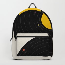 Music, Everywhere Backpack | Vintage, Earth, Record, Graphic Design, Graphicdesign, Solar, Space, Sun, Curated, Digital 