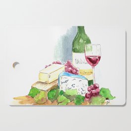 Wine & Cheese Cutting Board