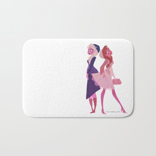 For you see my roommate is... Bath Mat