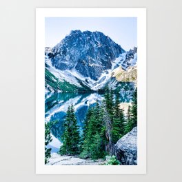 Alpine Lake Wilderness - Lake Colchuck #3 Art Print