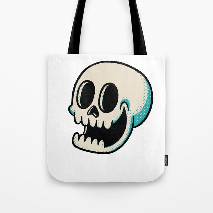 Happy Skull Tote Bag