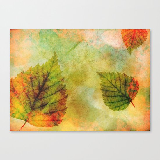 Colourful Leaves Canvas Print