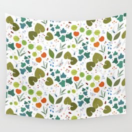 Firebug Forest white background Wall Tapestry