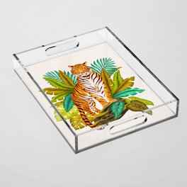 Jungle Tiger Acrylic Tray