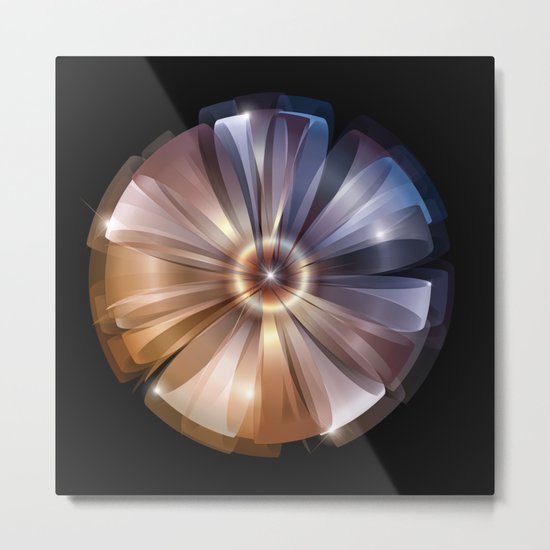 AROUND THE SUN Metal Print