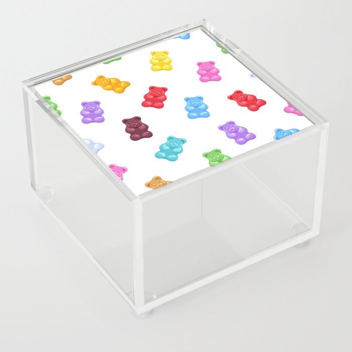 Gummy Bears, Rainbow Candy Acrylic Box