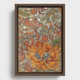 William Morris | flowers Framed Canvas