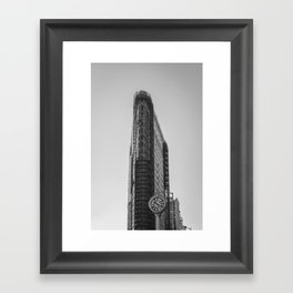 NYC Black and White Architecture Framed Art Print