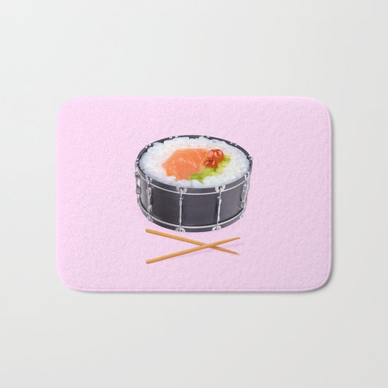 SUSHI DRUM ROLL Bath Mat