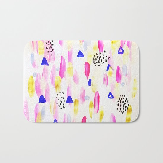 Celebration || #society6 #decor #buyart Bath Mat