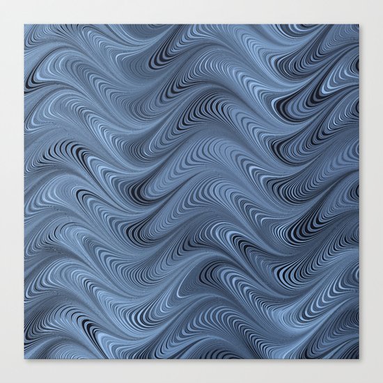 Blue Swirl Canvas Print