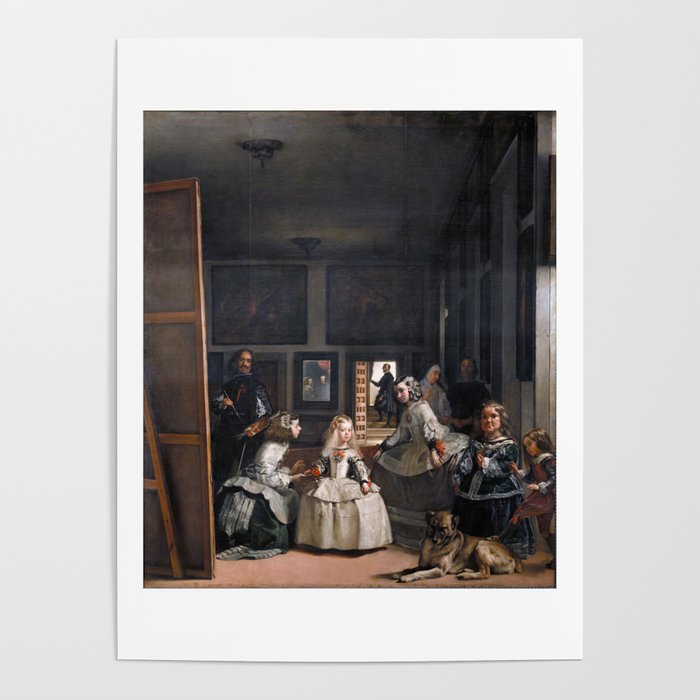 Diego Velazquez, Las Meninas, 1656 Masterpiece, Wall Art, Prints, Posters, Tshirts, Men, Women, Kids Poster