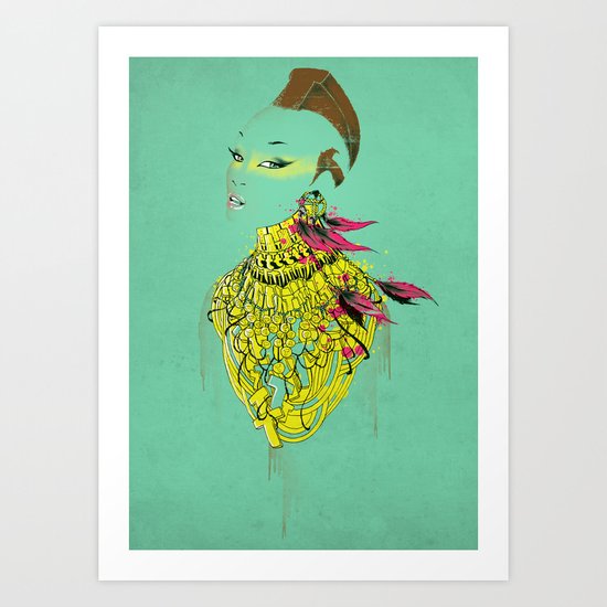 Mrs.T Art Print