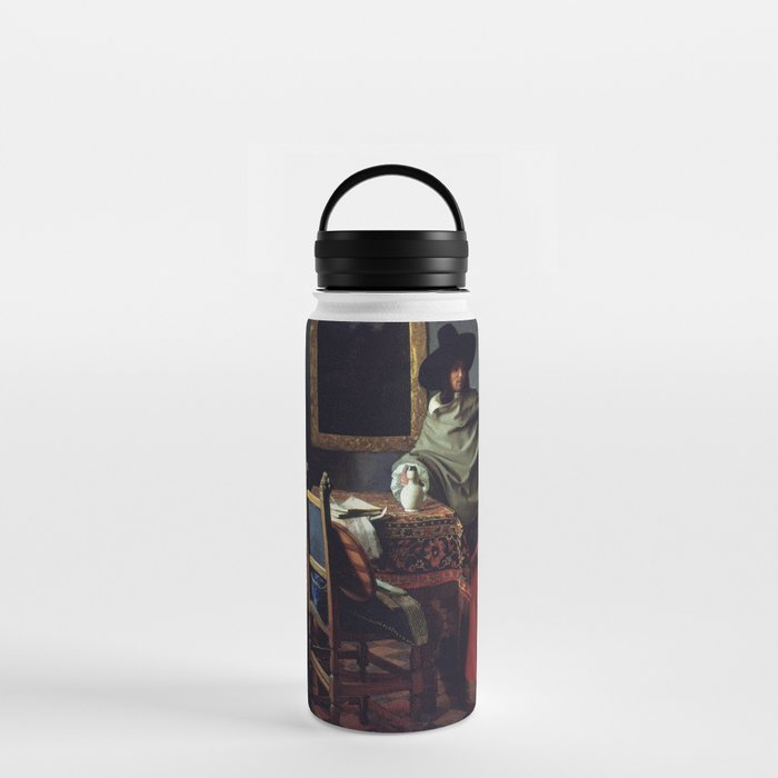 art of johannes vermeer Water Bottle